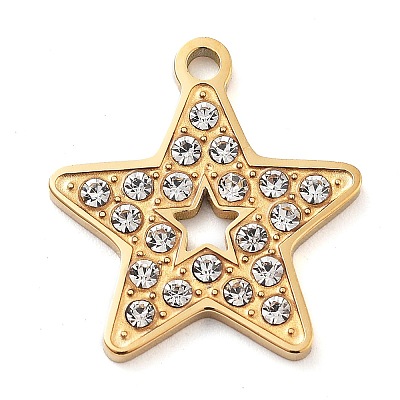 304 Stainless Steel Pendants STAS-M076-08G-1