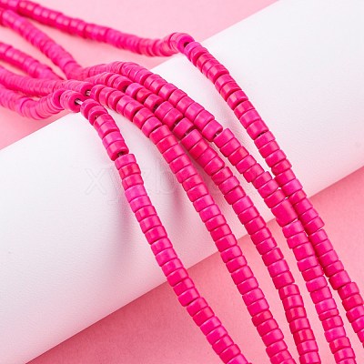 Synthetic Turquoise Beads Strands TURQ-G110-4x2mm-04-1