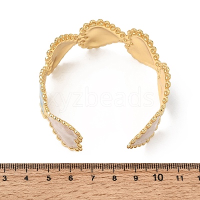 304 Stainless Steel Enamel Open Cuff Bangles SA-CBA4992-04-1