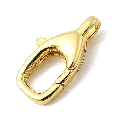 Brass Lobster Claw Clasps KK-I364-03G-1