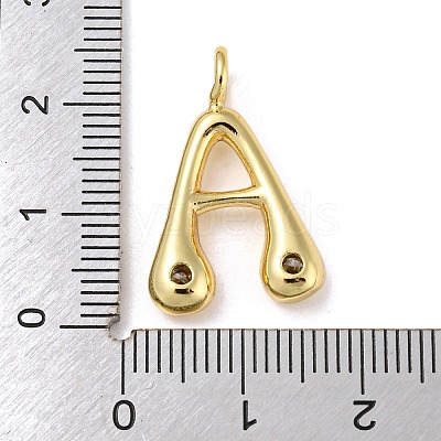 Rack Plating Brass Micro Pave Cubic Zirconia Pendants KK-A200-24G-A-1