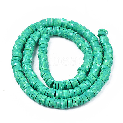 Handmade Polymer Clay Beads Strands CLAY-N008-010F-1