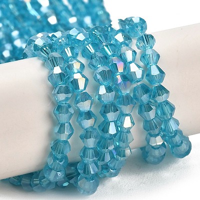 Glass Beads Strands EGLA-S056-3mm-03-1