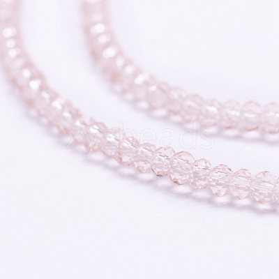 Transparent Glass Beads Strands X-EGLA-K010-A03-1