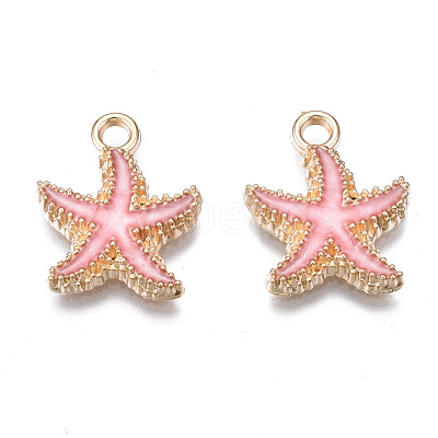 Alloy Enamel Pendants ENAM-S121-023-1