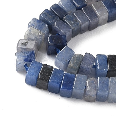 Natural Blue Aventurine(Dyed & Heated) Beads Strands G-I394-A09-1