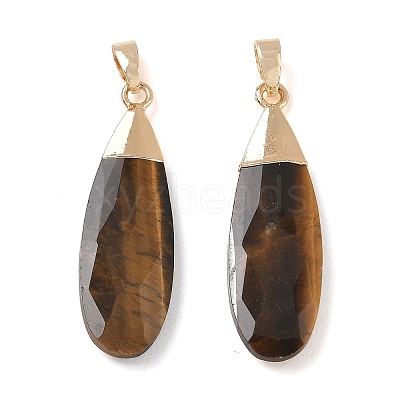 Natural Tiger Eye Pendants GG-CBA9F30-03G-02-1