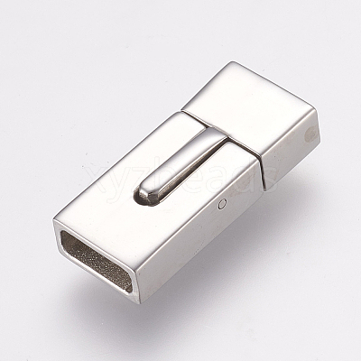 Tarnish Resistant 304 Stainless Steel Bayonet Clasps STAS-E144-120P-1