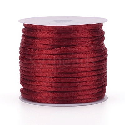 Nylon Satin Rattail Cords NWIR-L006-1mm-05-1