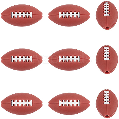 32Pcs Food Grade Eco-Friendly Silicone Beads SIL-SC0003-21-1