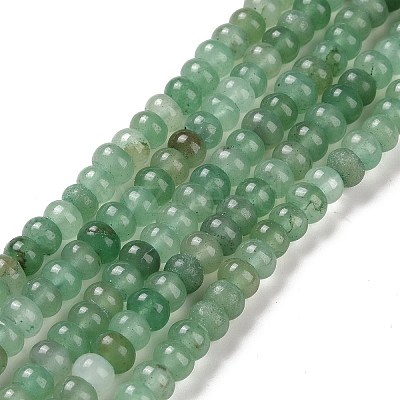 Natural Green Aventurine Beads Strands G-D481-03A-1