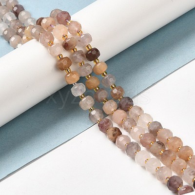 Natural Strawberry Quartz Beads Strands G-P508-A16-01-1