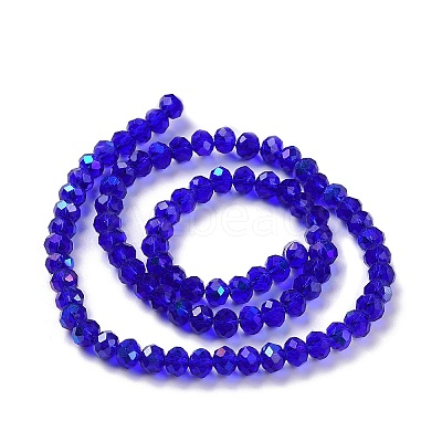 Electroplate Glass Beads Strands EGLA-A034-T4mm-L16-1