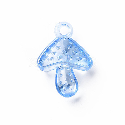 Autumn Theme Transparent Acrylic Pendants X-MACR-N013-027-1
