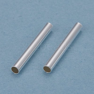 Brass Tube Beads KK-Y003-73G-S-1