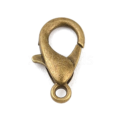Zinc Alloy Lobster Claw Clasps X-E106-AB-NR-1