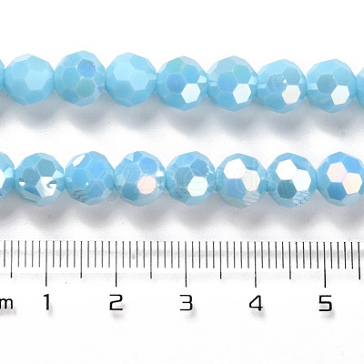 Opaque Glass Beads Stands LS-EGLA-A035-P8mm-B08-1