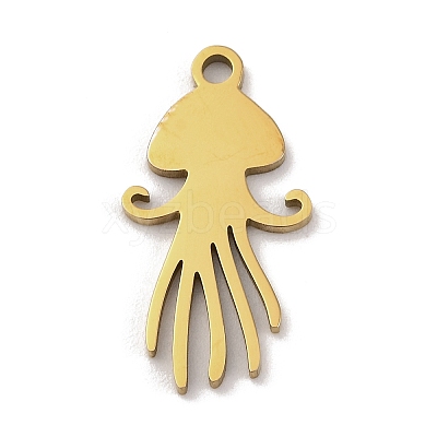 201 Stainless Steel Pendants STAS-U016-08G-04-1