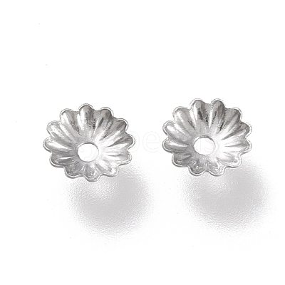 Non-Tarnish 304 Stainless Steel Bead Caps STAS-K194-06P-01-1