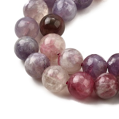 Natural Purple Red Tourmaline Beads Strands G-N327-02A-01-1