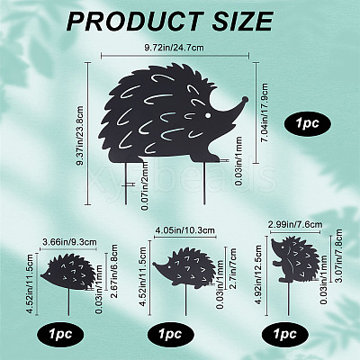 Iron Garden Stakes AJEW-WH0042-82EB-1