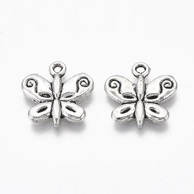 Tibetan Style Butterfly Pendant X-LF0563Y-1