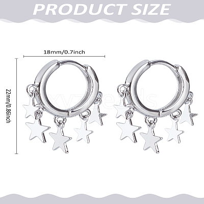 1Pair Alloy Chandelier Earrings EJEW-LP0008-035-1