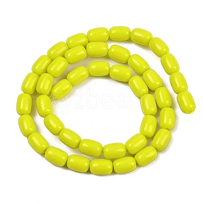 Opaque Glass Beads Strands X-GLAA-Z015-02I-1