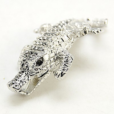 Alloy Rhinestone Links connectors ALRI-H316-03-1