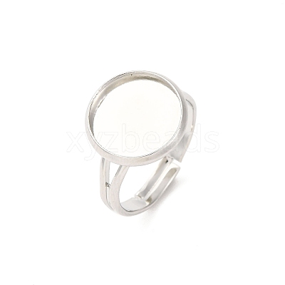 Adjustable Brass Ring Components KK-Q573-004P-1