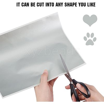 Adhesive Sticker Coated Scratch Off Film Password Sticker DIY-BC0001-21-1