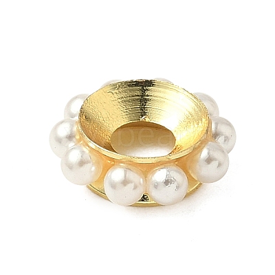 Brass European Beads KK-K293-49G-01-1
