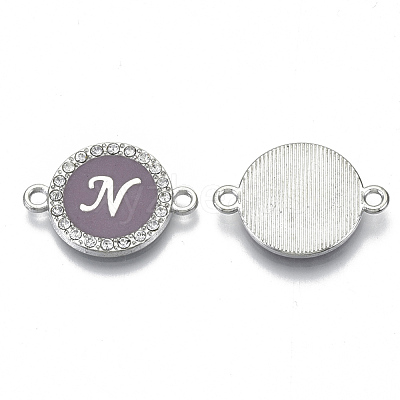 Alloy Enamel Links Connectors ENAM-TAC0003-01S-01N-1