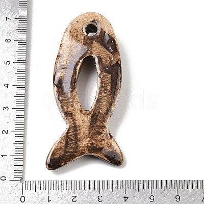 Handmade Porcelain Big Pendants PORC-Z003-01D-1