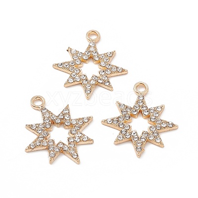 Alloy Crystal Rhinestone Pendants FIND-C019-53KCG-1