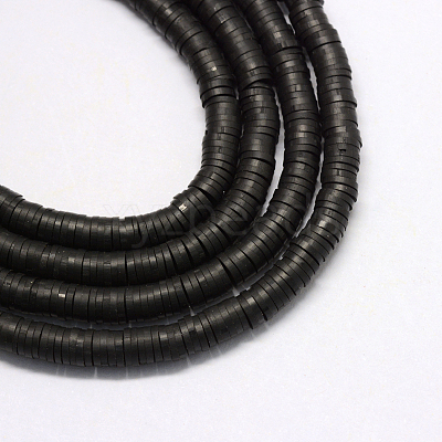 Handmade Polymer Clay Heishi Beads X-CLAY-R067-8.0mm-42-1