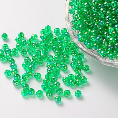 Eco-Friendly Transparent Acrylic Beads PL734-8-1