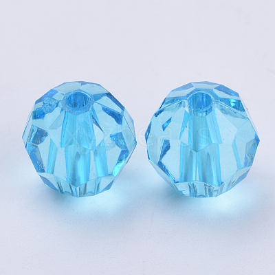 Transparent Acrylic Beads TACR-Q257-14mm-V40-1