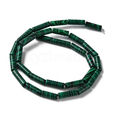 Synthetic Malachite Beads Strands G-D077-E02-1