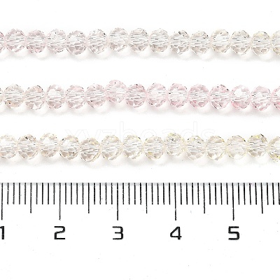 Transparent Painted Glass Beads Strands DGLA-A034-T3mm-A25-1