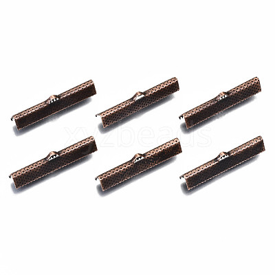 Iron Ribbon Crimp Ends IFIN-R228-09R-1