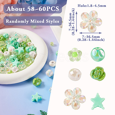 Acrylic Beads MACR-TA0001-87D-1