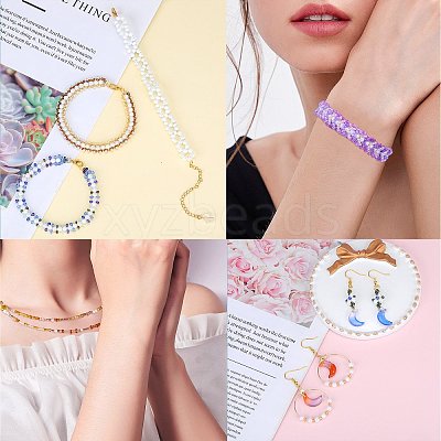 2 Bag Glass & Seed Beads GLAA-SZC0001-94G-1