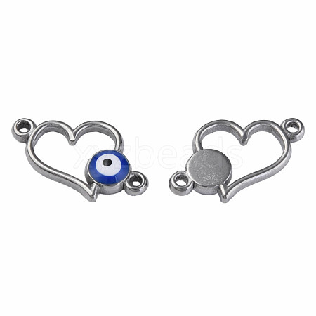 304 Stainless Steel Enamel Connector Charms STAS-N087-64-03P-1