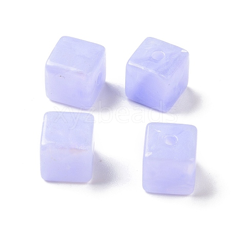 Opaque Acrylic Beads OACR-E014-18D-1