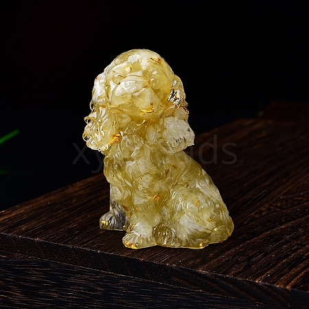 Resin Cocker Spaniel Sculpture Display Decorations PW-WGDC46E-08-1