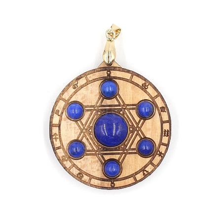 Natural Lapis Lazuli Pendants PW-WG3B9AC-01-1