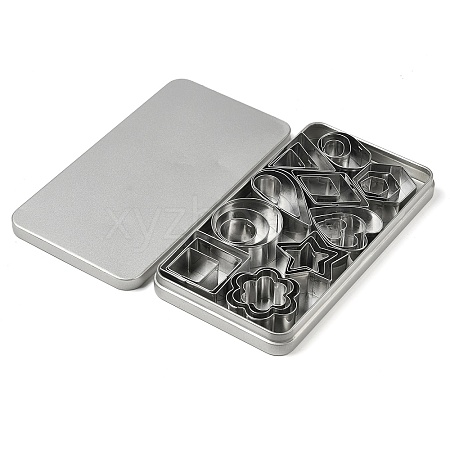 (Defective Closeout Sale: Scratched Uneven Box) 430 Stainless Steel Cookie Cutters BAKE-XCP0001-01-1