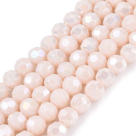 Opaque Glass Beads Stands EGLA-A035-P4mm-B05-1