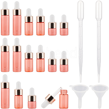 Glass Aromatherapy Subpackage Bottle AJEW-GF0009-79-1